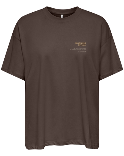 Only - ONLVivi Lovely T-Shirt - Chocolate Martini